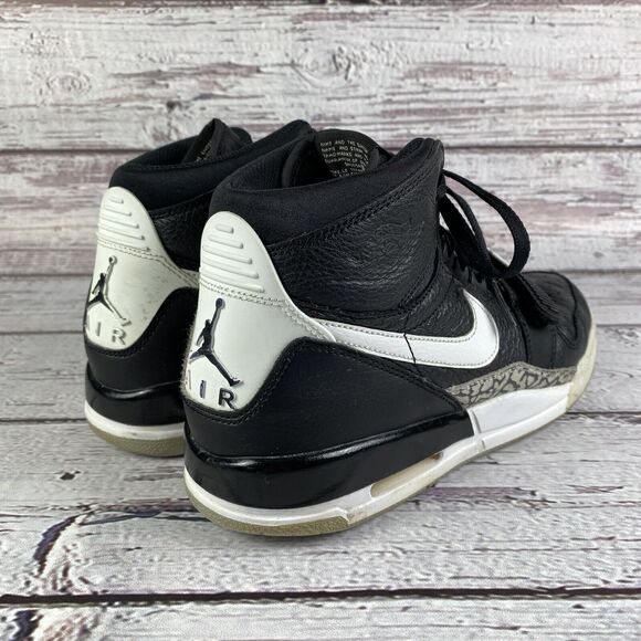 Nike Air Jordan Legacy 312 High Top Sneakers Black White Youth Size 7 - Picture 3 of 16